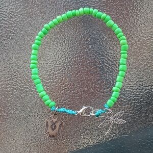 7 1/2 Inch Bracelet With Thunderbird Charm